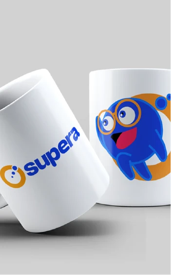 Super — mascot for Supera Comunicação