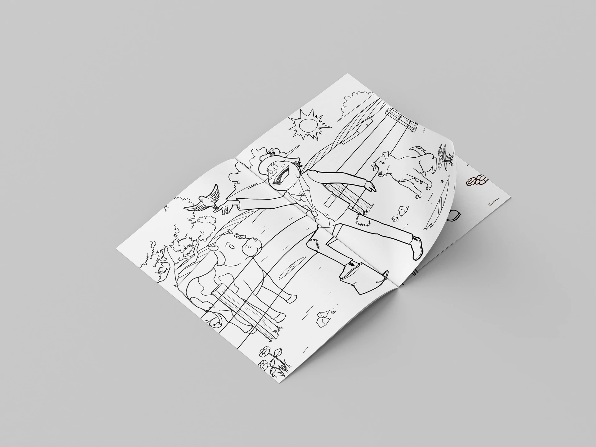 Dia das Crianças — inpEV — Free A4 Brochure Mockup 3 v02